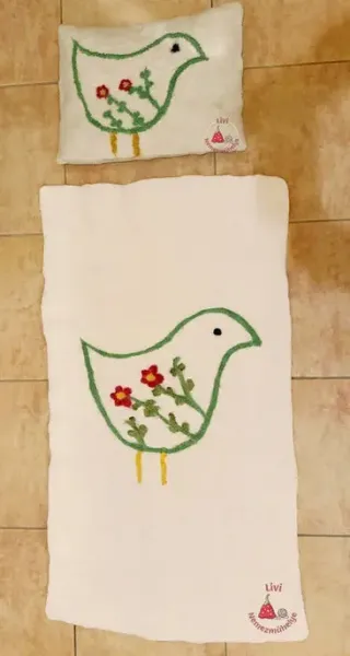 Nemez szaunapad takaró és párna_eredmény