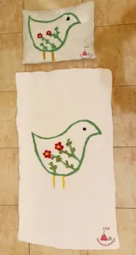 Nemez szaunapad takaró és párna_eredmény