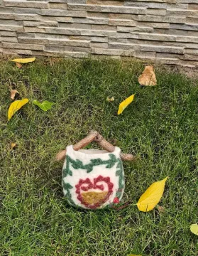 Török mintás nemez tároló, tartó_eredmény